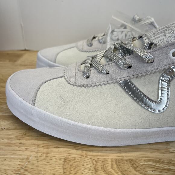 Vans Sport Low Mens Sz 13 High Shine Blanc De Blanc Suede Skater Sneakers Shoes main image 15